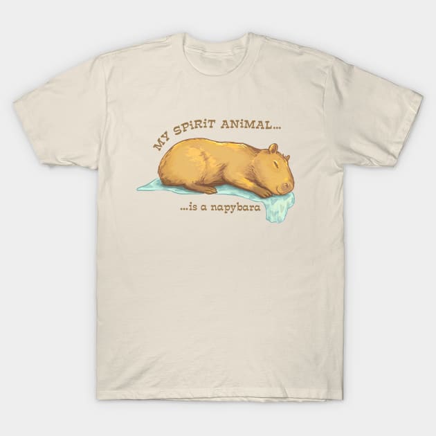 My Spirit Animal is a Napybara T-Shirt by ElephantShoe
